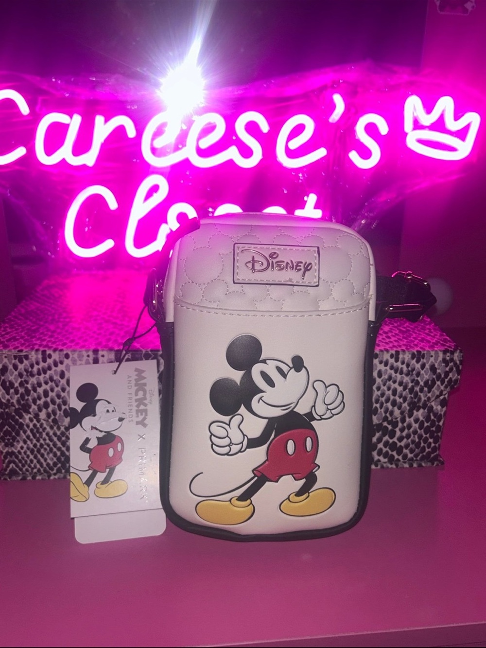Disney's Mickey Mouse Crossbody Phone Holder purse new